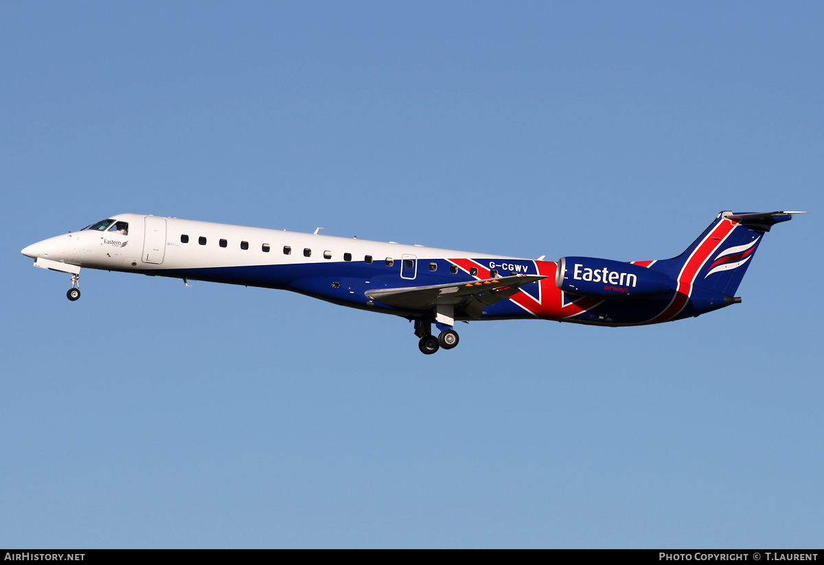 Aircraft Photo of G-CGWV | Embraer ERJ-145MP (EMB-145MP) | Eastern Airways | AirHistory.net #214409