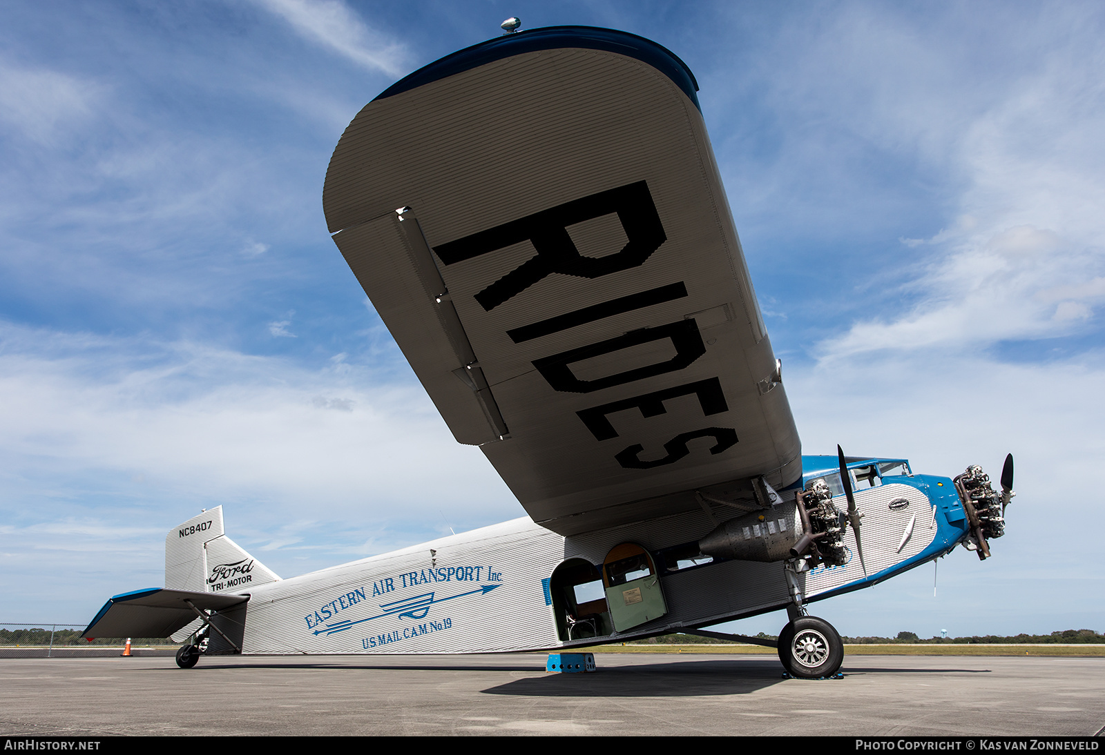 Aircraft Photo of N8407 / NC8407 | Ford 4-AT-E Tri-Motor | EAA - Experimental Aircraft Association | Eastern Air Transport | AirHistory.net #214415