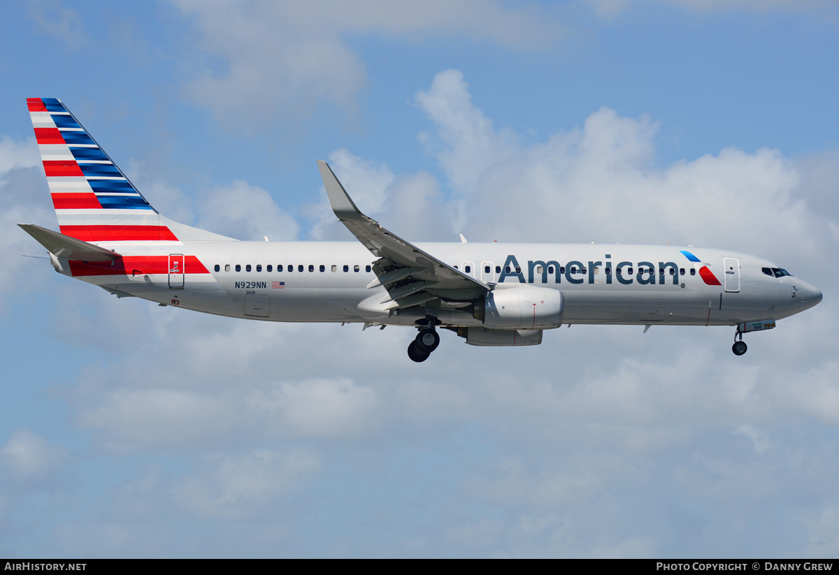 Aircraft Photo of N929NN | Boeing 737-823 | American Airlines | AirHistory.net #214425