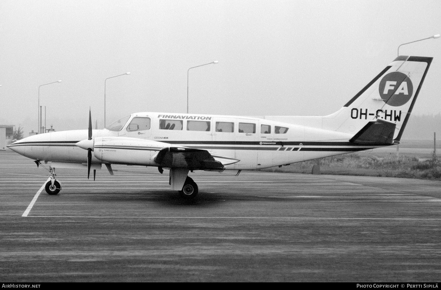Aircraft Photo of OH-CHW | Cessna 404 Titan Ambassador | Finnaviation | AirHistory.net #214440