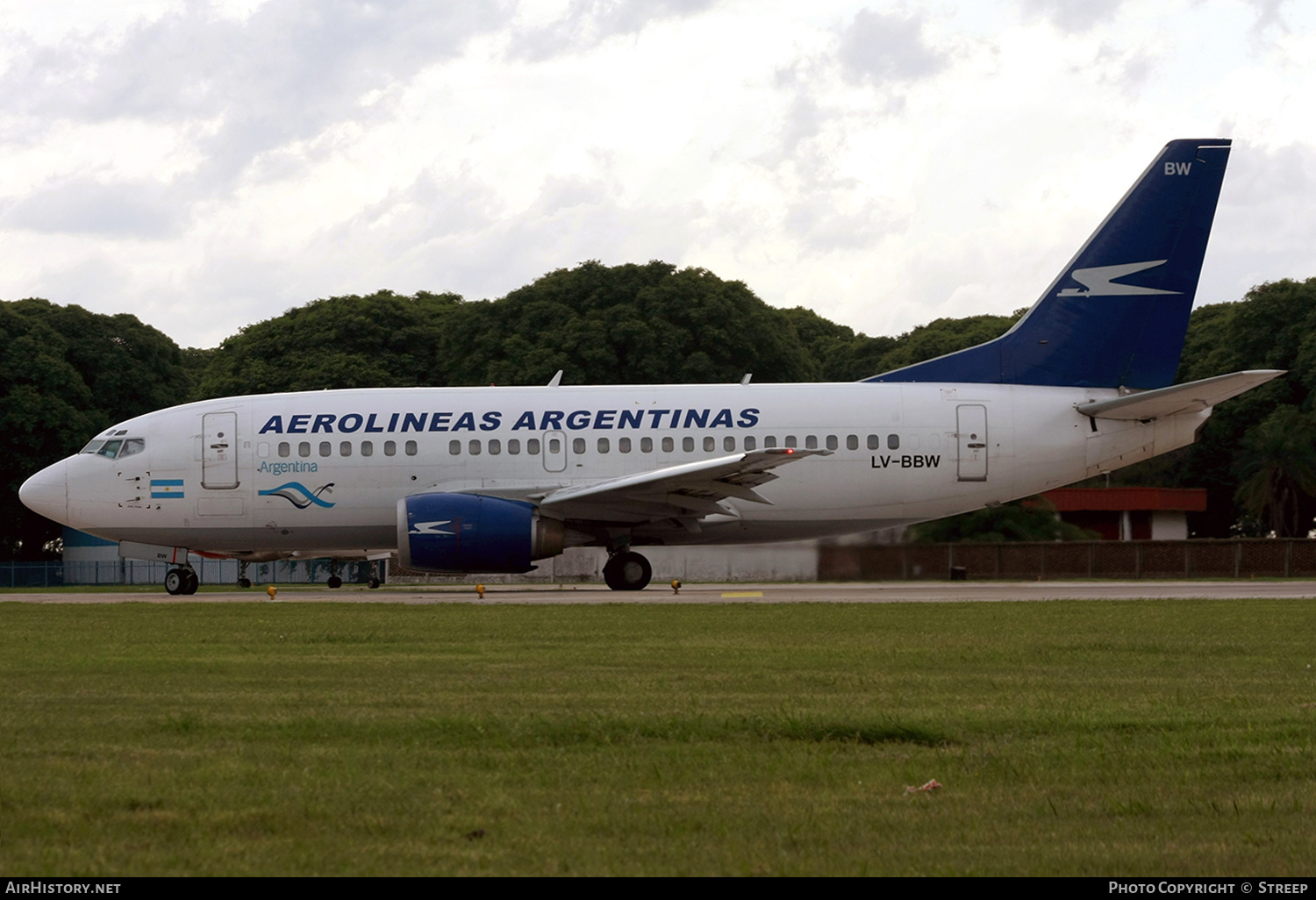 Aircraft Photo of LV-BBW | Boeing 737-5Y0 | Aerolíneas Argentinas | AirHistory.net #214463