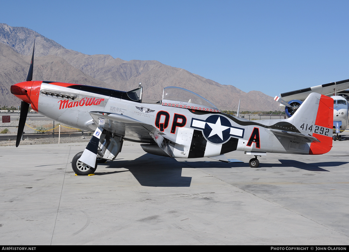 Aircraft Photo of N44727 / NL44727 / 414292 | North American P-51D Mustang | AirHistory.net #214478