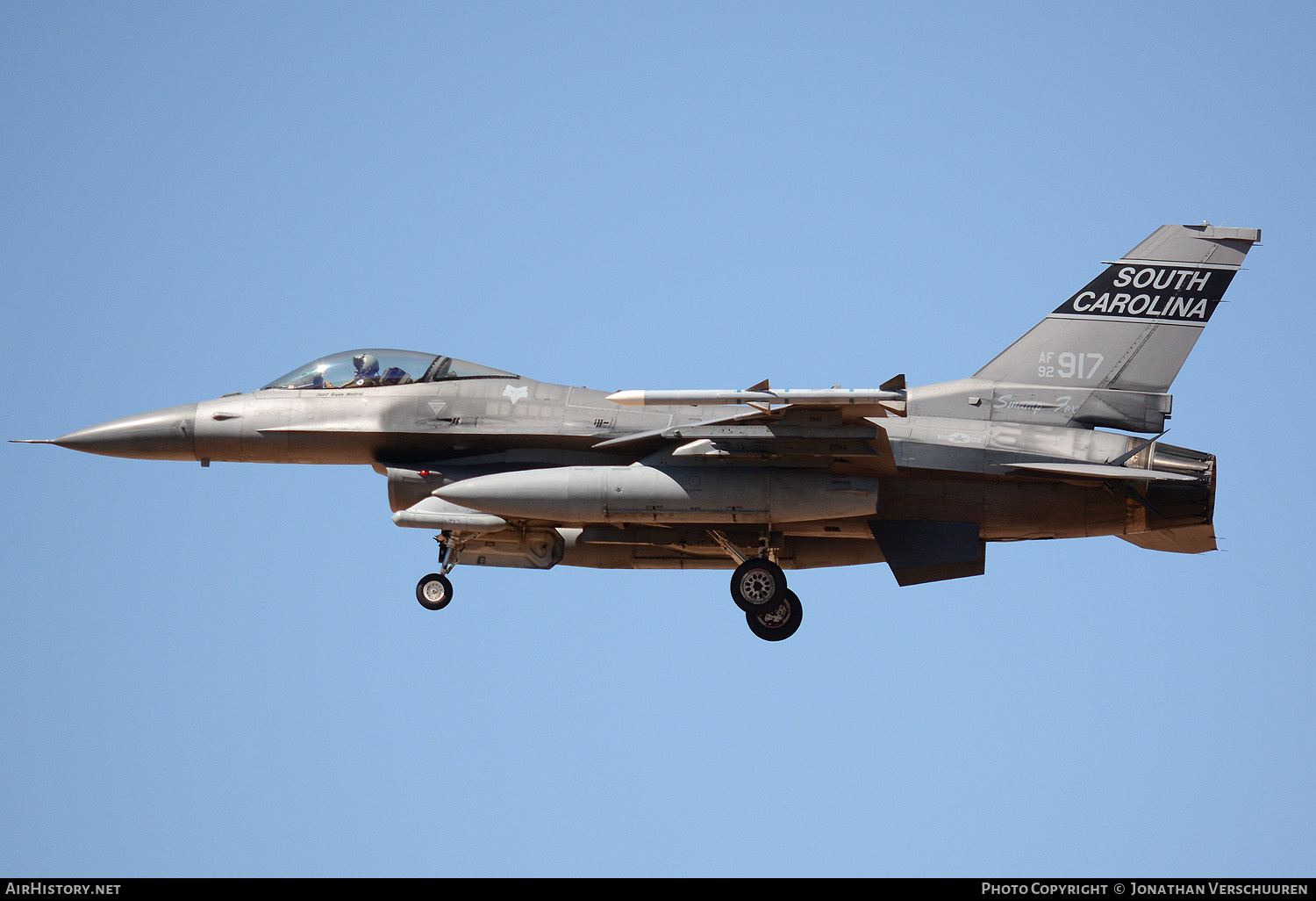 Aircraft Photo of 92-3917 / AF92-917 | Lockheed F-16CM Fighting Falcon | USA - Air Force | AirHistory.net #214488