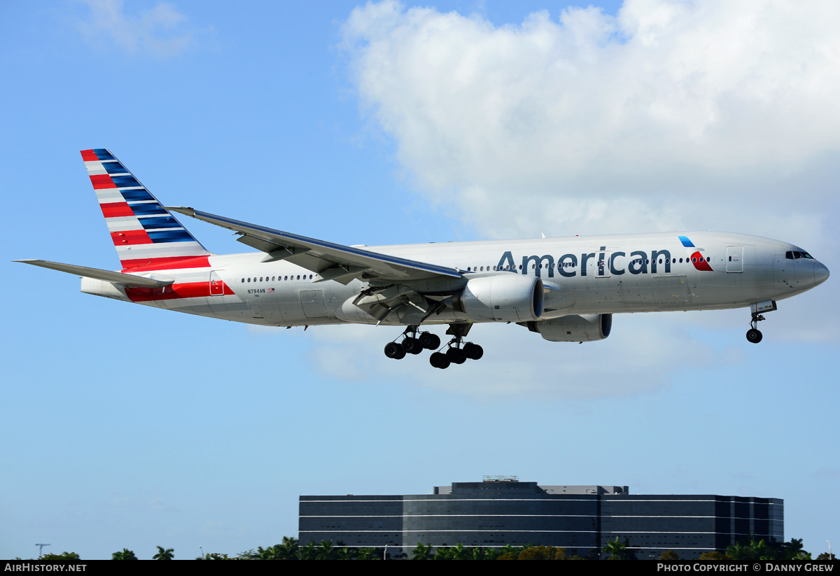 Aircraft Photo of N794AN | Boeing 777-223/ER | American Airlines | AirHistory.net #214499