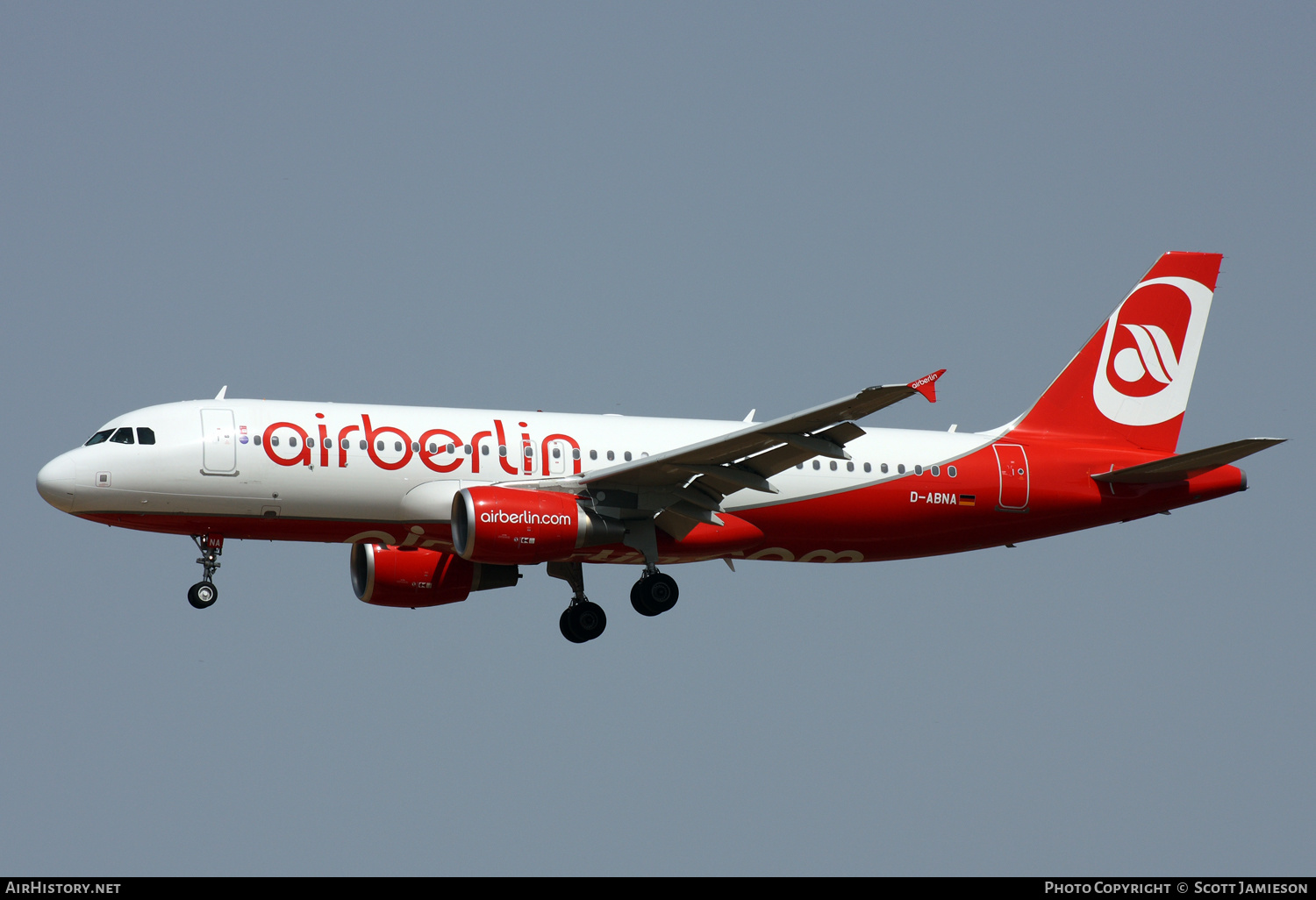 Aircraft Photo of D-ABNA | Airbus A320-214 | Air Berlin | AirHistory.net #214510
