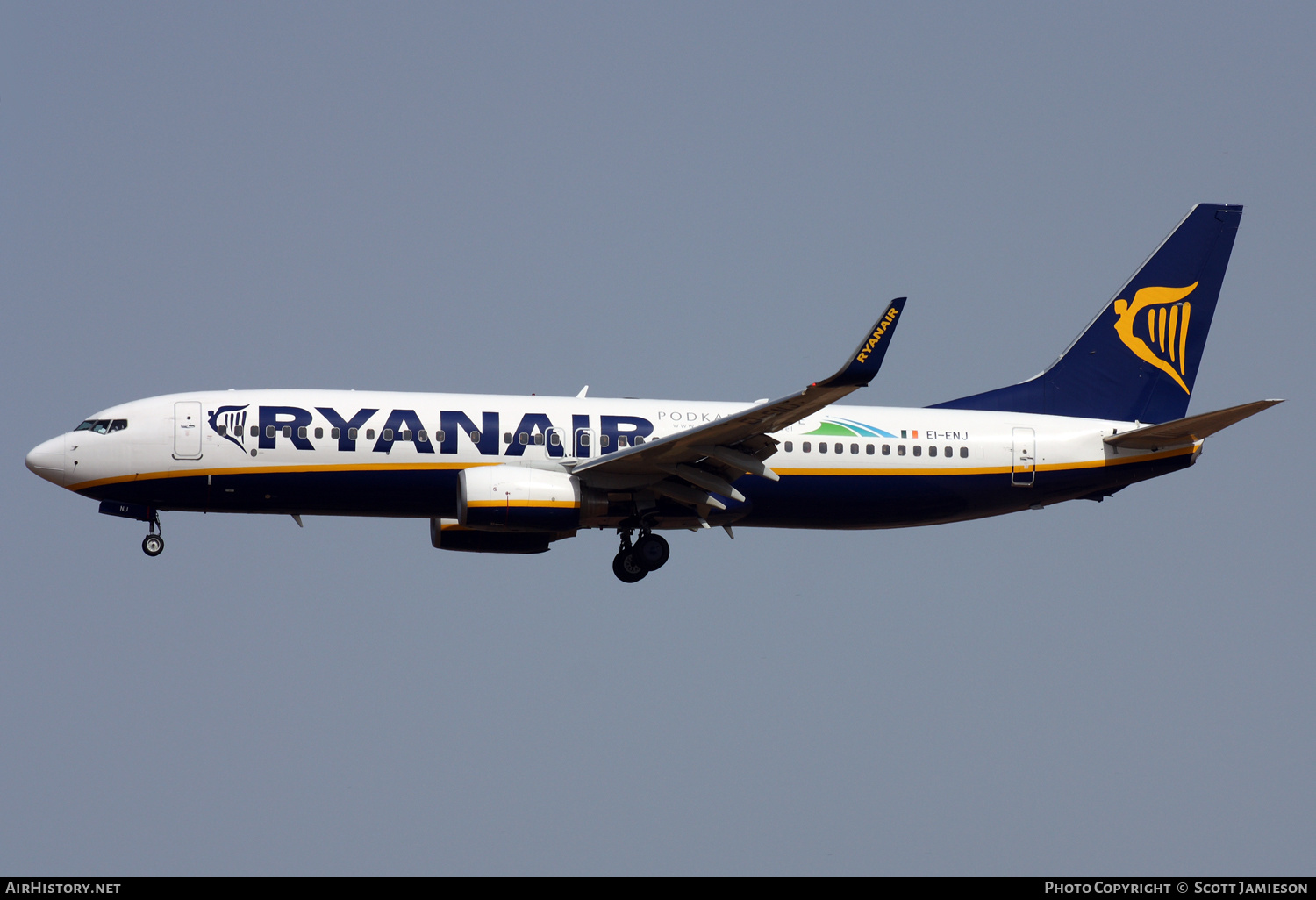 Aircraft Photo of EI-ENJ | Boeing 737-8AS | Ryanair | AirHistory.net #214514