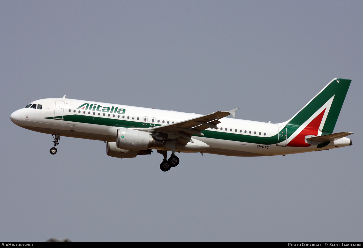 Aircraft Photo of EI-DTG | Airbus A320-216 | Alitalia | AirHistory.net #214554
