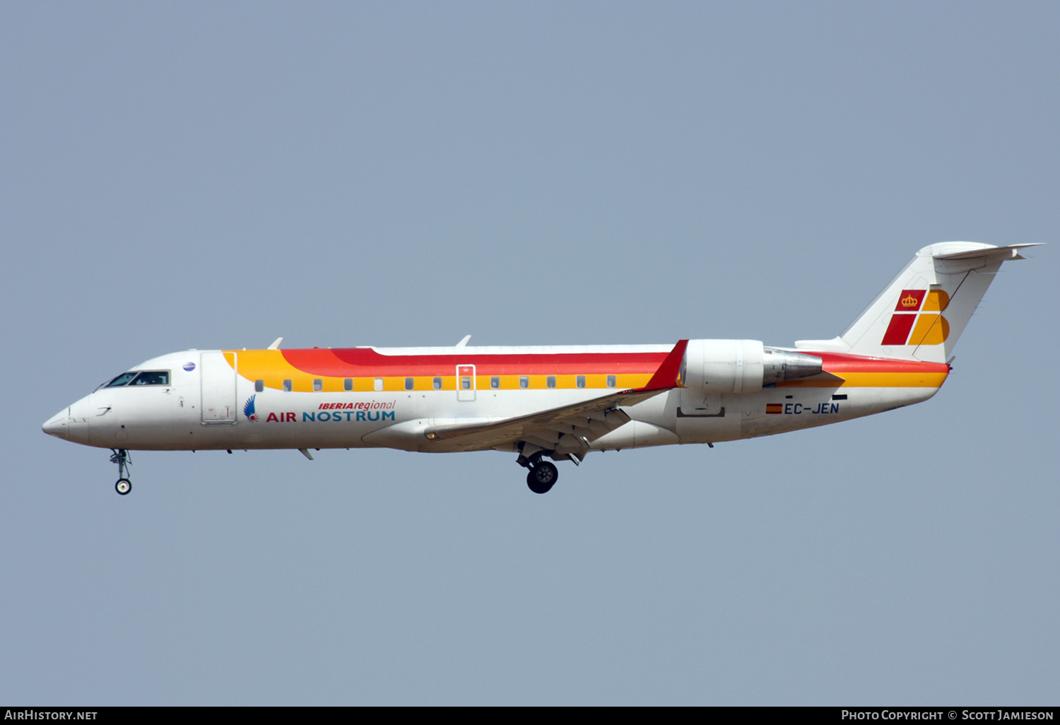 Aircraft Photo of EC-JEN | Bombardier CRJ-200LR (CL-600-2B19) | Iberia Regional | AirHistory.net #214573