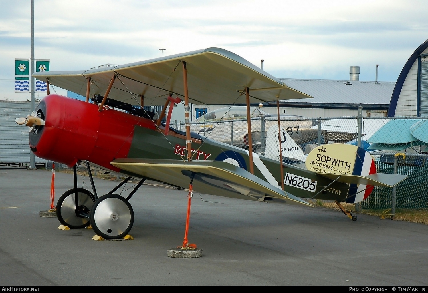 Aircraft Photo of C-FFMV / N6205 | Sopwith Pup (replica) | UK - Air Force | AirHistory.net #214577