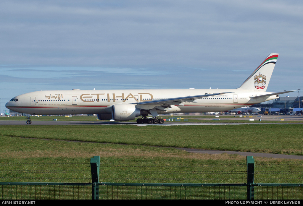 Aircraft Photo of A6-ETD | Boeing 777-3FX/ER | Etihad Airways | AirHistory.net #214588