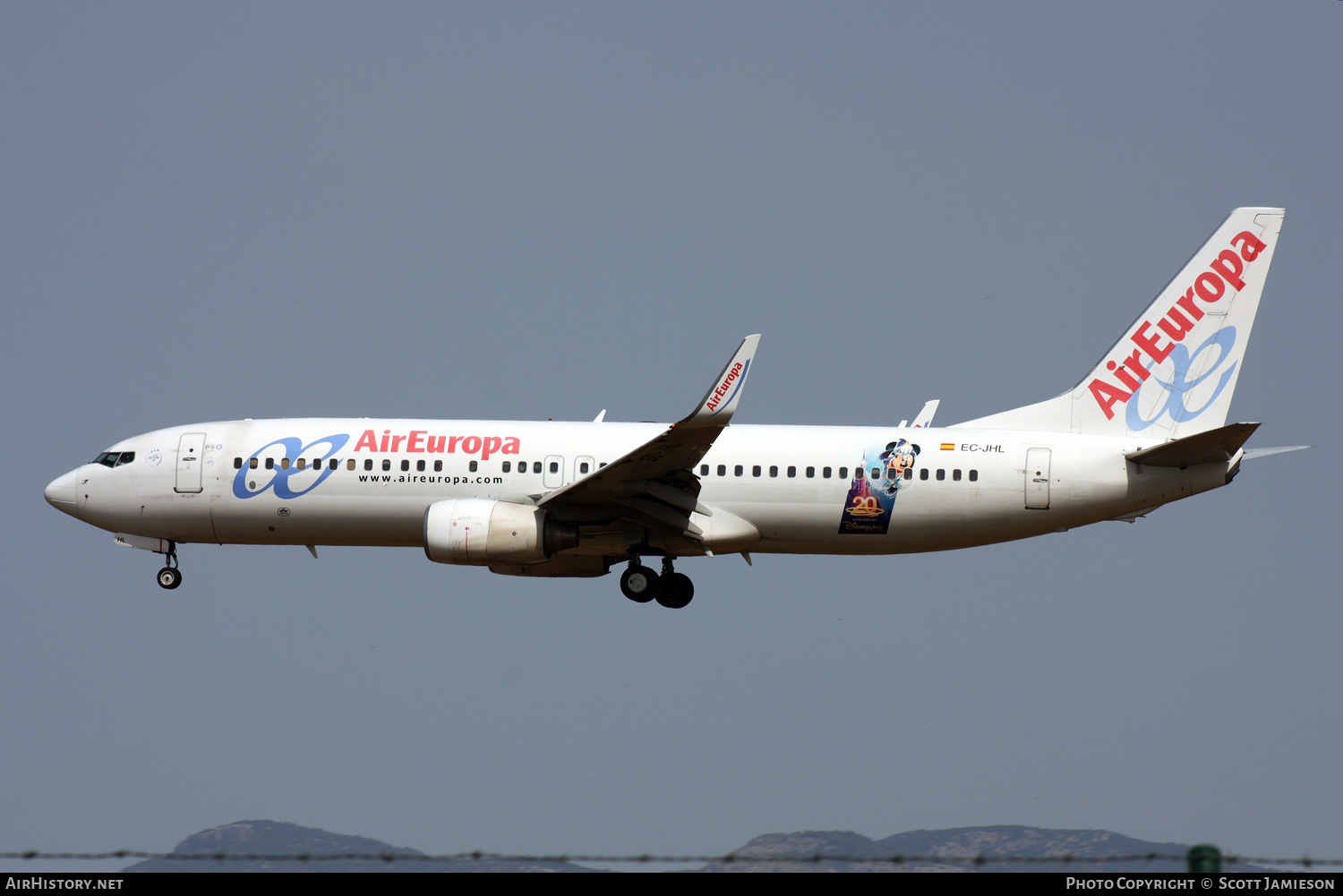 Aircraft Photo of EC-JHL | Boeing 737-85P | Air Europa | AirHistory.net #214600