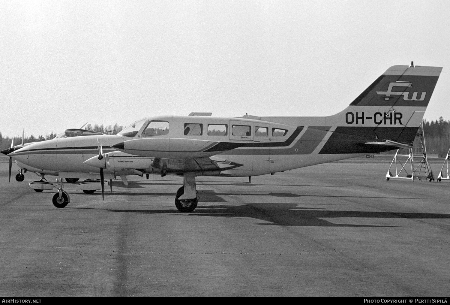 Aircraft Photo of OH-CHR | Cessna 402B Businessliner | Finnwings | AirHistory.net #214608