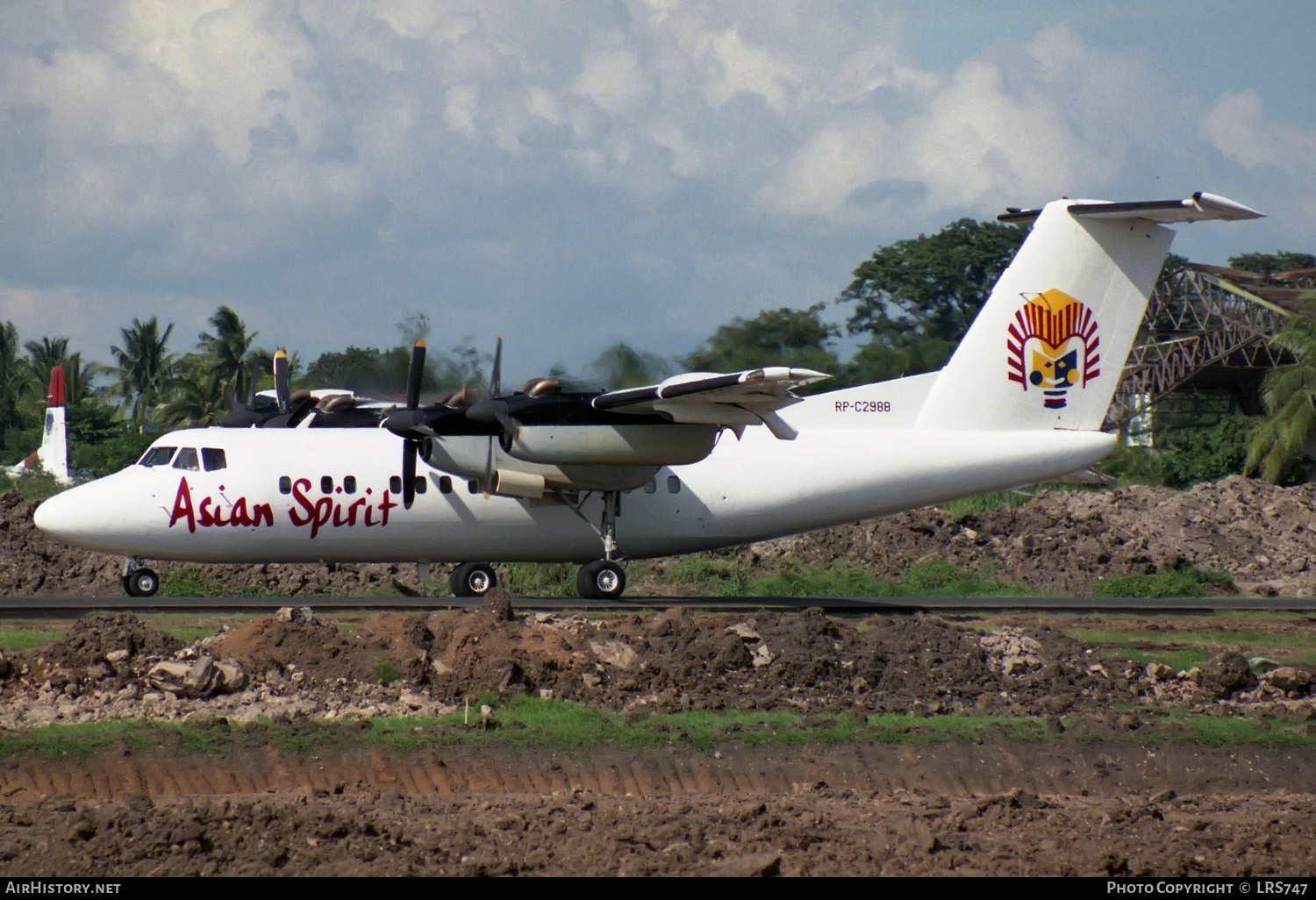 Aircraft Photo of RP-C2988 | De Havilland Canada DHC-7-102 Dash 7 | Asian Spirit | AirHistory.net #214611