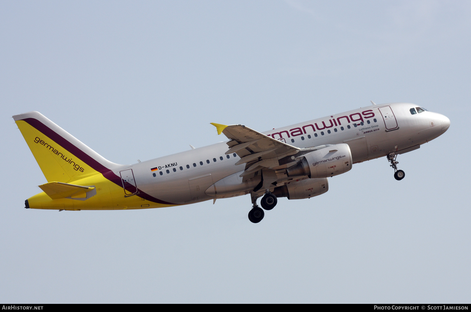 Aircraft Photo of D-AKNU | Airbus A319-112 | Germanwings | AirHistory.net #214625