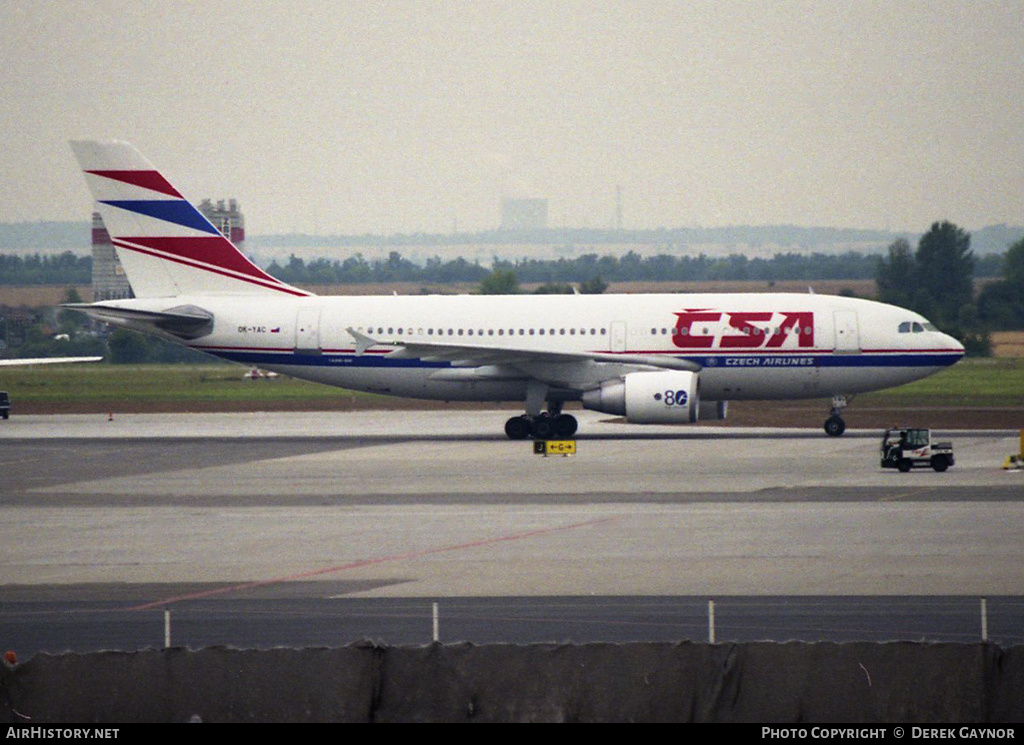 Aircraft Photo of OK-YAC | Airbus A310-325/ET | ČSA - Czech Airlines | AirHistory.net #214629