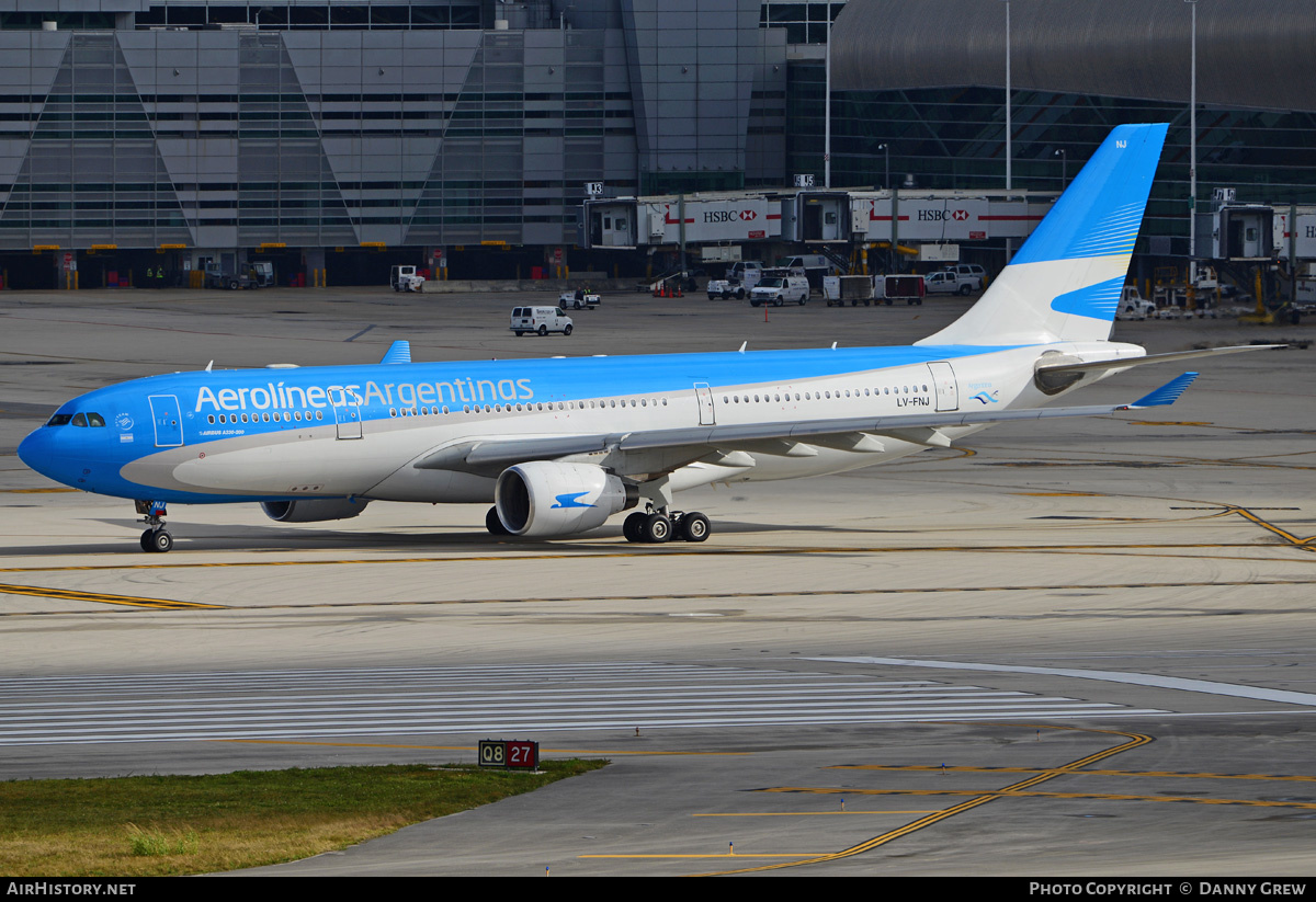 Aircraft Photo of LV-FNJ | Airbus A330-223 | Aerolíneas Argentinas | AirHistory.net #214631