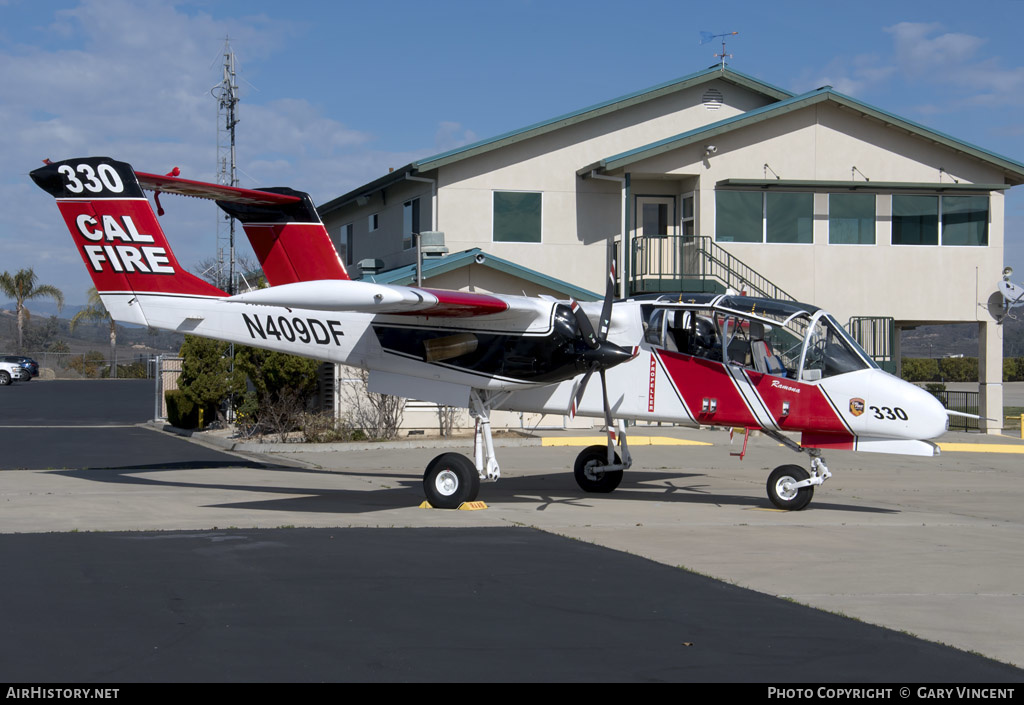 Aircraft Photo of N409DF | North American Rockwell OV-10A Bronco | Cal Fire - California Department of Forestry & Fire Protection | AirHistory.net #214656