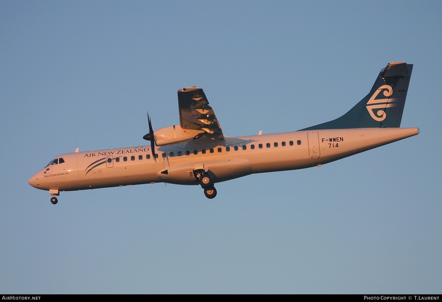 Aircraft Photo of F-WWEN | ATR ATR-72-500 (ATR-72-212A) | Air New Zealand Link | AirHistory.net #214667