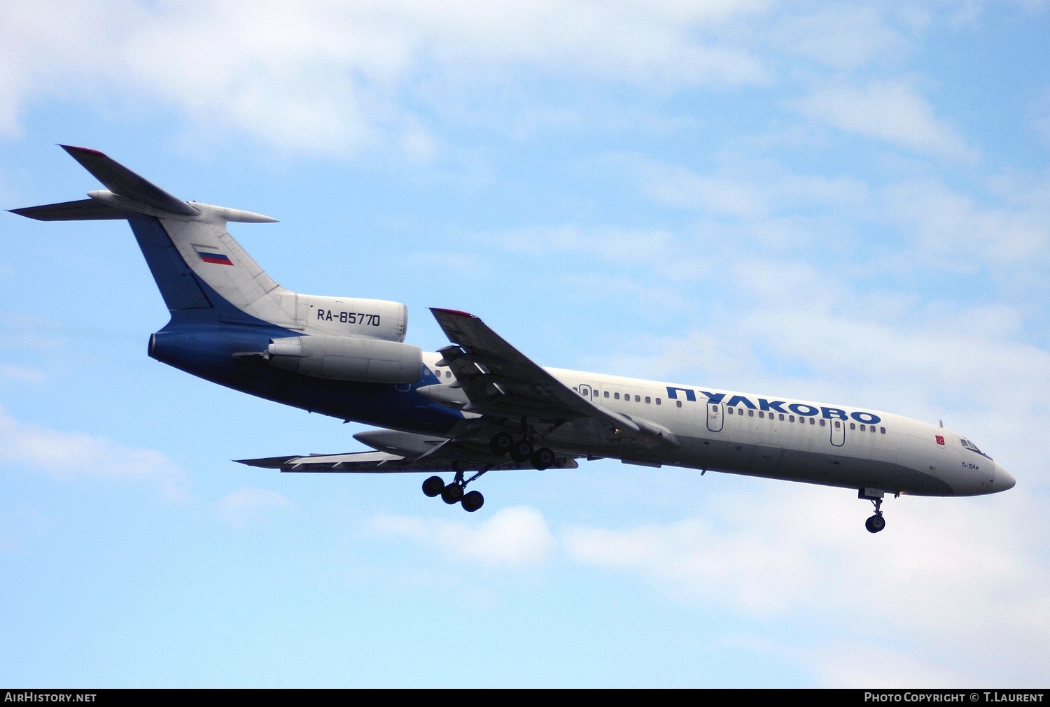 Aircraft Photo of RA-85770 | Tupolev Tu-154M | Pulkovo Airlines | AirHistory.net #214670
