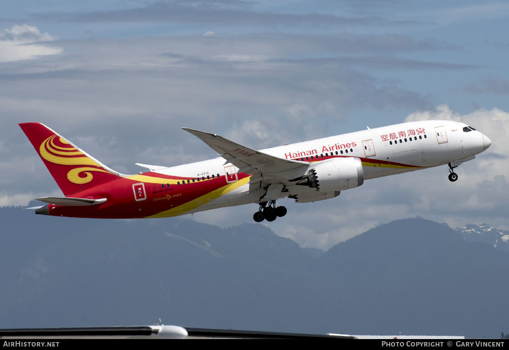 Aircraft Photo of B-2731 | Boeing 787-8 Dreamliner | Hainan Airlines | AirHistory.net #214675
