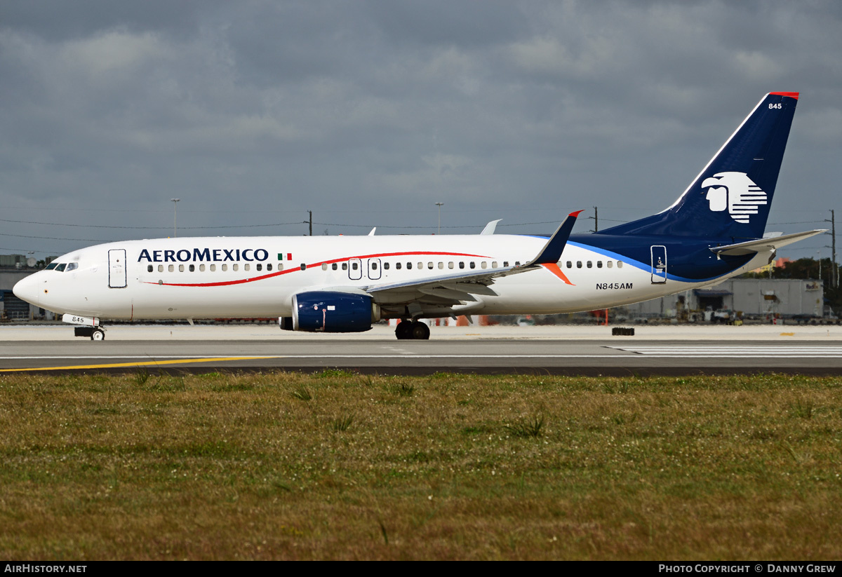 Aircraft Photo of N845AM | Boeing 737-852 | AeroMéxico | AirHistory.net #214682