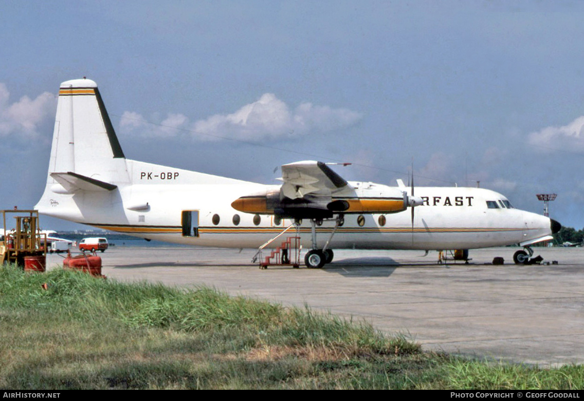 Aircraft Photo of PK-OBP | Fokker F27-100 Friendship | Airfast | AirHistory.net #214684