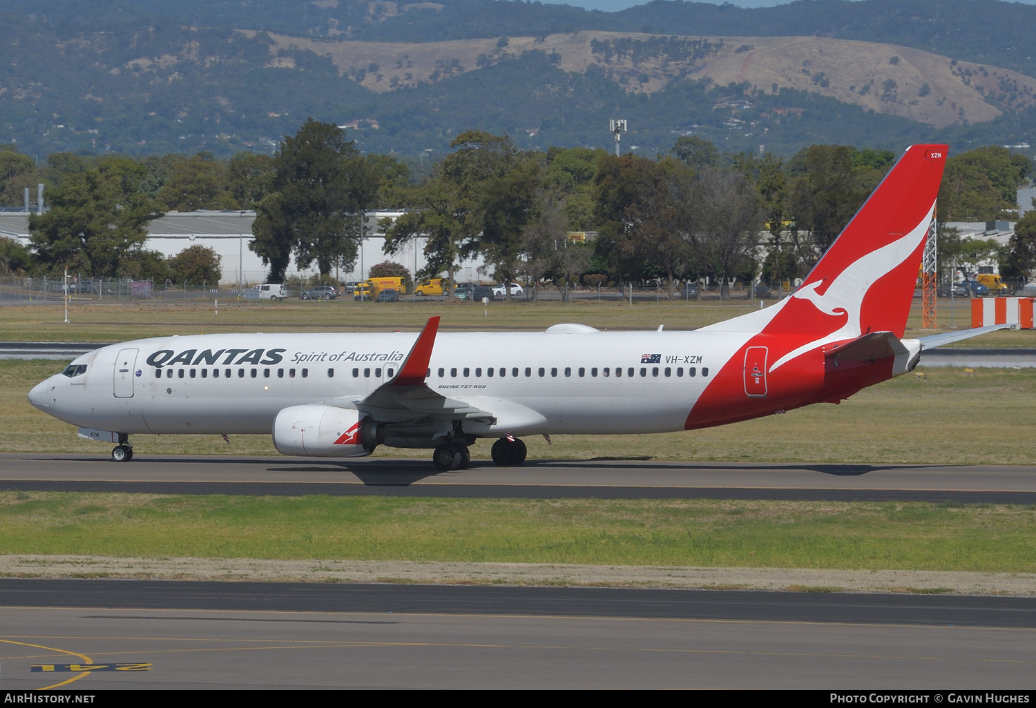 Aircraft Photo of VH-XZM | Boeing 737-838 | Qantas | AirHistory.net #214688