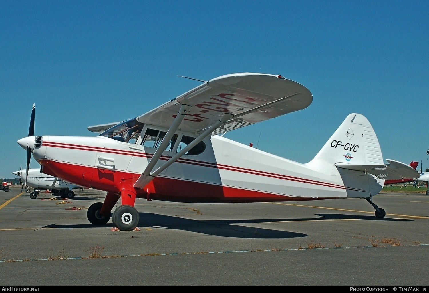 Aircraft Photo of CF-GVC | Stinson 108 | AirHistory.net #214729