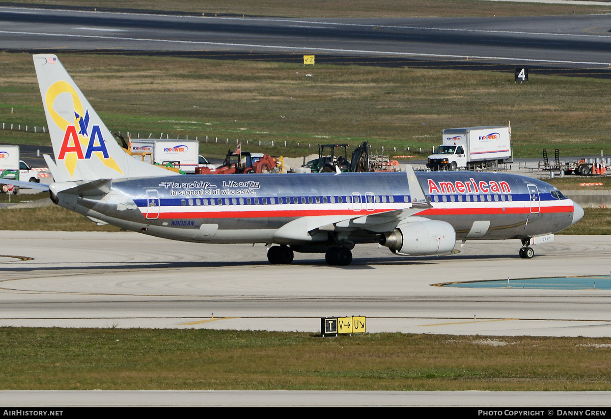 Aircraft Photo of N905AN | Boeing 737-823 | American Airlines | AirHistory.net #214733