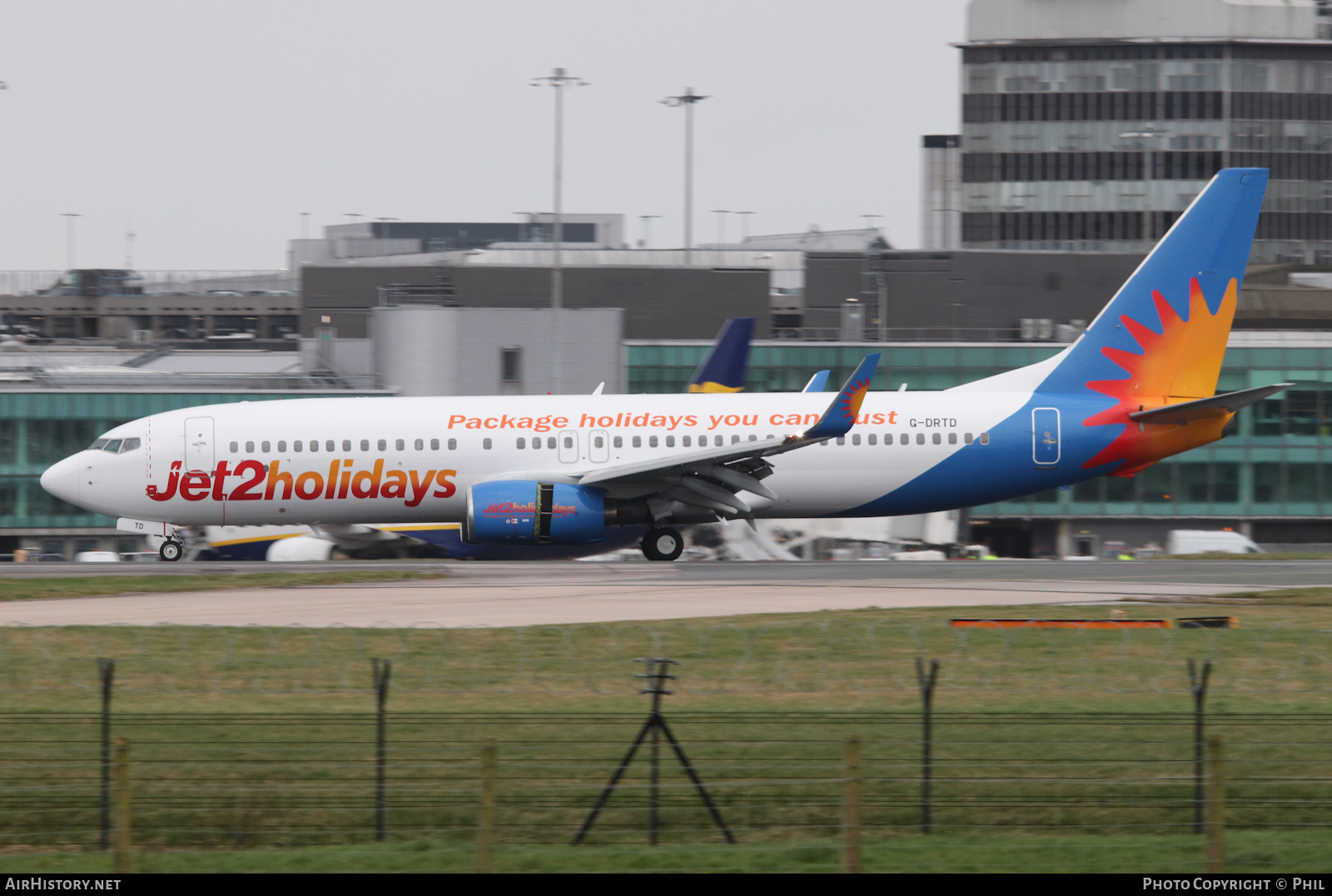 Aircraft Photo of G-DRTD | Boeing 737-808 | Jet2 Holidays | AirHistory.net #214743