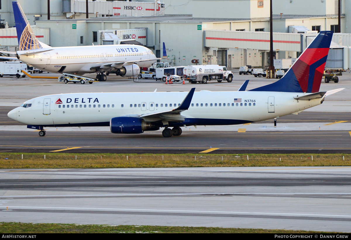 Aircraft Photo of N3766 | Boeing 737-832 | Delta Air Lines | AirHistory.net #214752