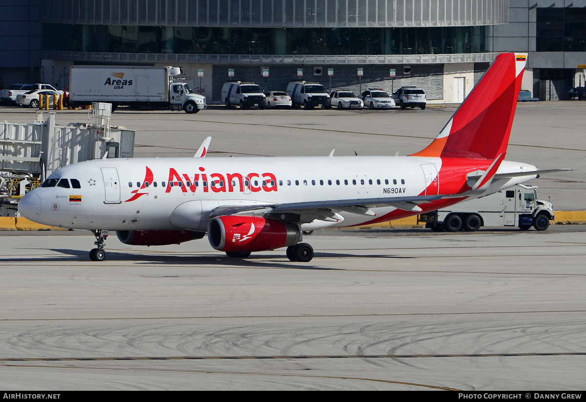 Aircraft Photo of N690AV | Airbus A319-132 | Avianca | AirHistory.net #214777