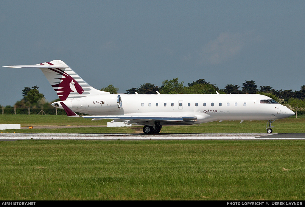 Aircraft Photo of A7-CEI | Bombardier Global 5000 (BD-700-1A11) | Qatar Airways | AirHistory.net #214798