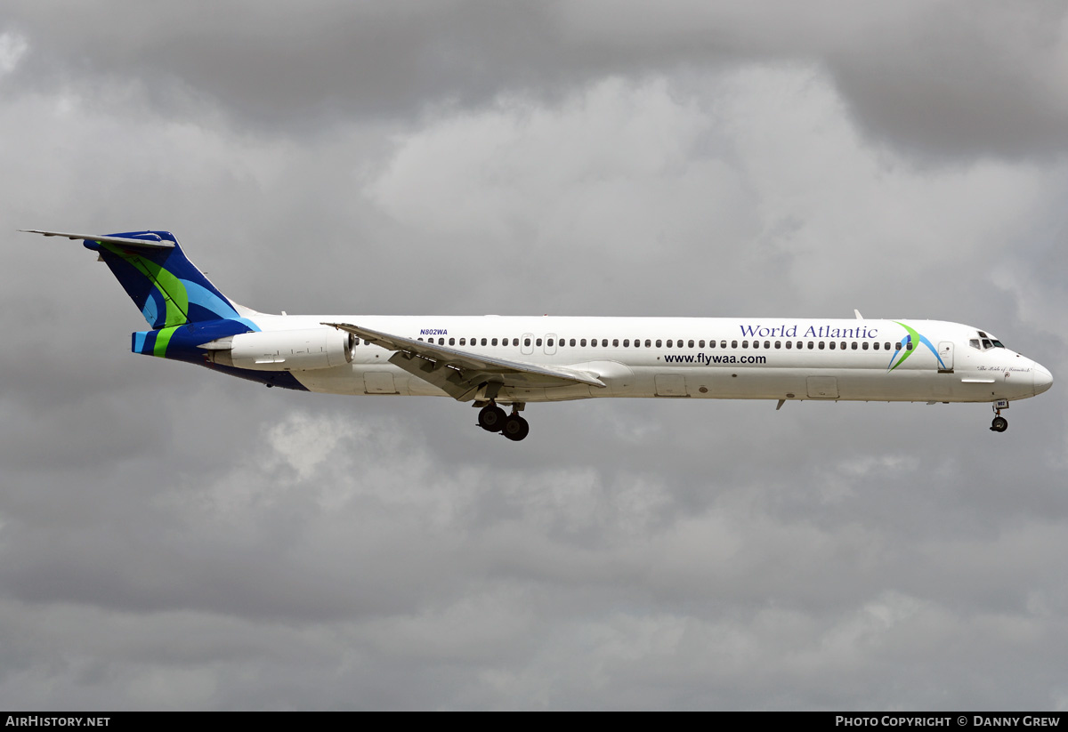 Aircraft Photo of N802WA | McDonnell Douglas MD-83 (DC-9-83) | World Atlantic Airlines | AirHistory.net #214827