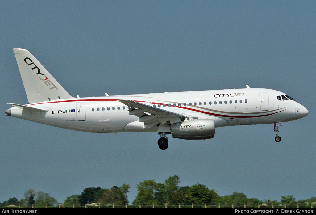 Aircraft Photo of EI-FWA | Sukhoi SSJ-100-95B Superjet 100 (RRJ-95B) | CityJet | AirHistory.net #214844