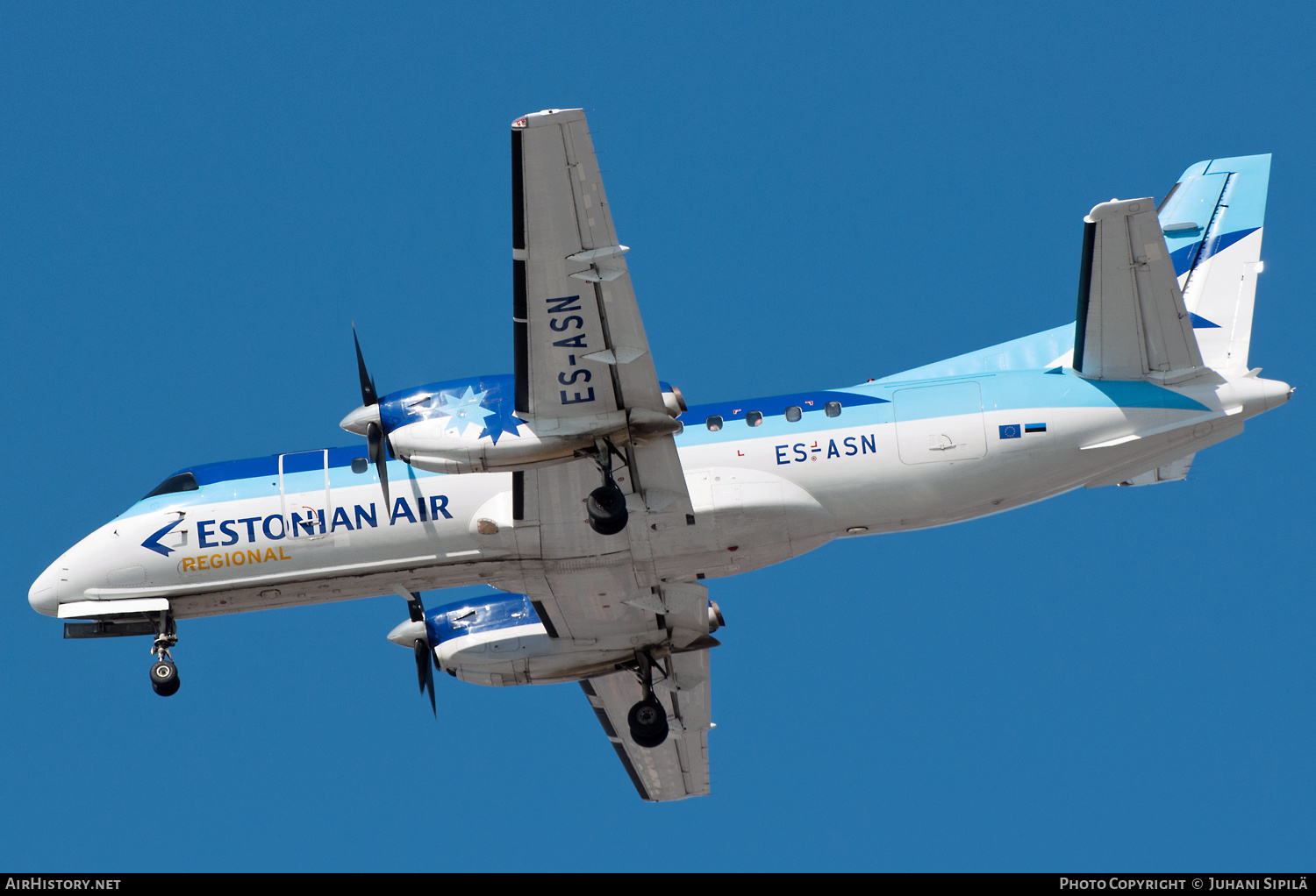Aircraft Photo of ES-ASN | Saab 340A | Estonian Air Regional | AirHistory.net #214865