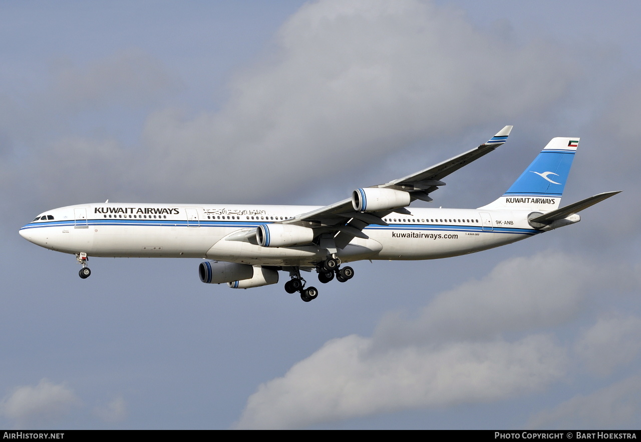 Aircraft Photo of 9K-ANB | Airbus A340-313 | Kuwait Airways | AirHistory.net #214884