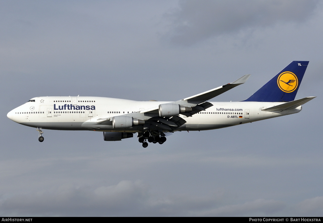 Aircraft Photo of D-ABTL | Boeing 747-430 | Lufthansa | AirHistory.net #214891