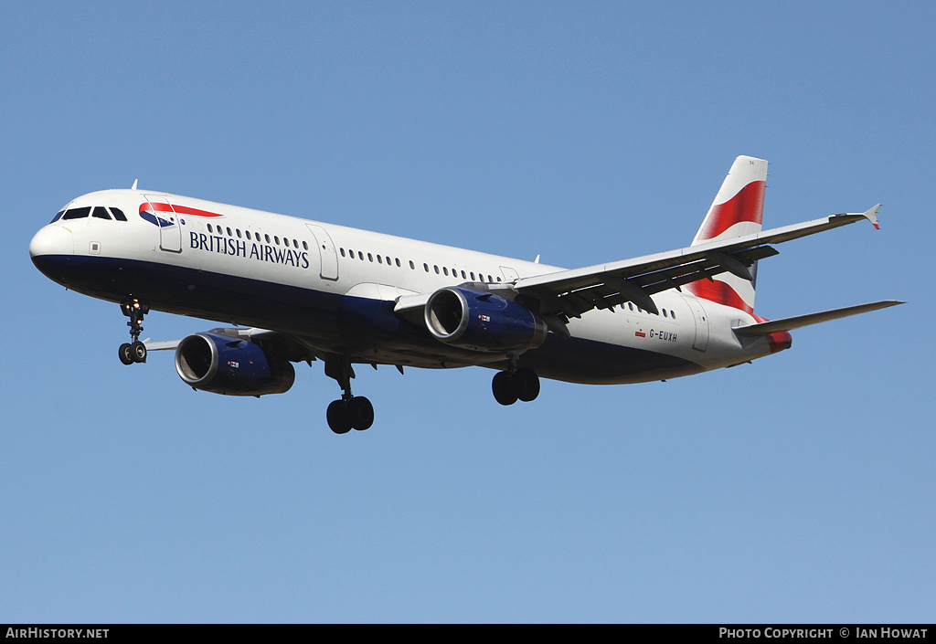 Aircraft Photo of G-EUXH | Airbus A321-231 | British Airways | AirHistory.net #214894