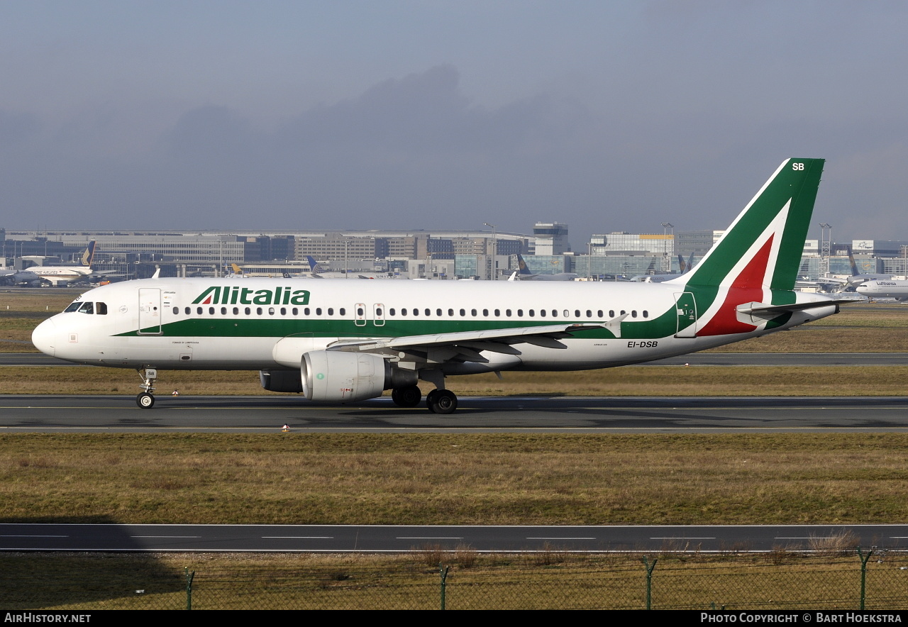 Aircraft Photo of EI-DSB | Airbus A320-216 | Alitalia | AirHistory.net #214907