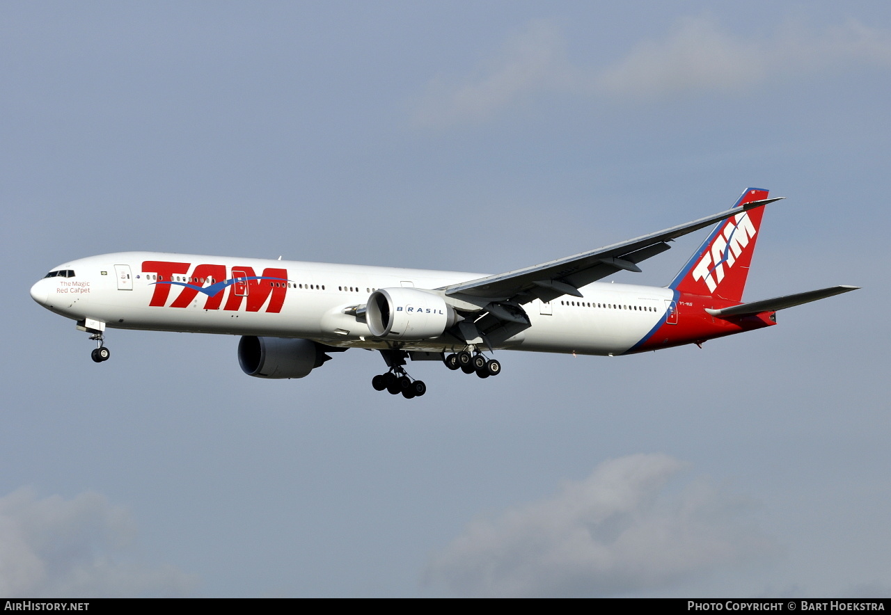 Aircraft Photo of PT-MUF | Boeing 777-32W/ER | TAM Linhas Aéreas | AirHistory.net #214910