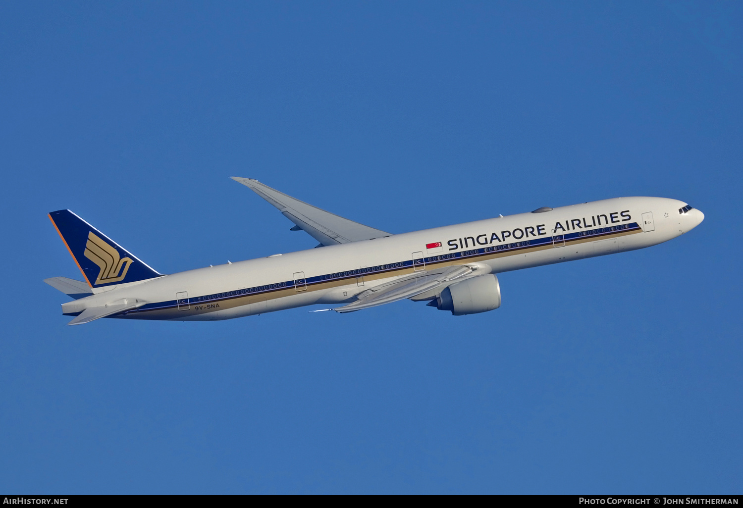 Aircraft Photo of 9V-SNA | Boeing 777-312/ER | Singapore Airlines | AirHistory.net #214967