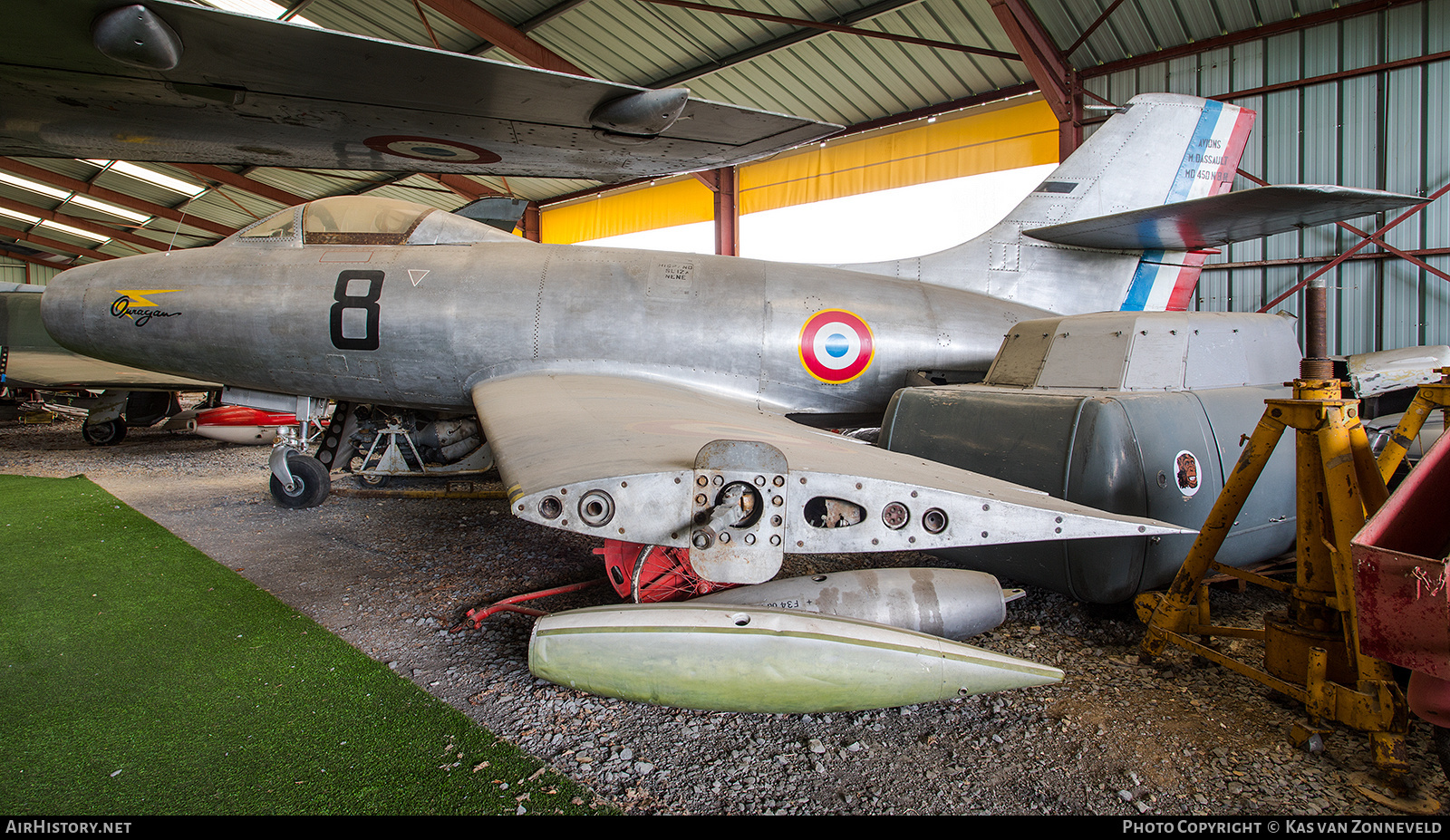 Aircraft Photo of 8 | Dassault MD-450 Ouragan | France - Air Force | AirHistory.net #214992