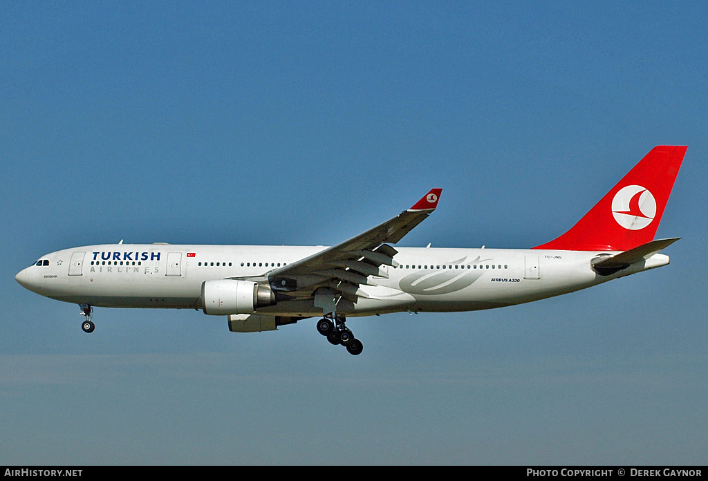 Aircraft Photo of TC-JNG | Airbus A330-203 | Turkish Airlines | AirHistory.net #214994