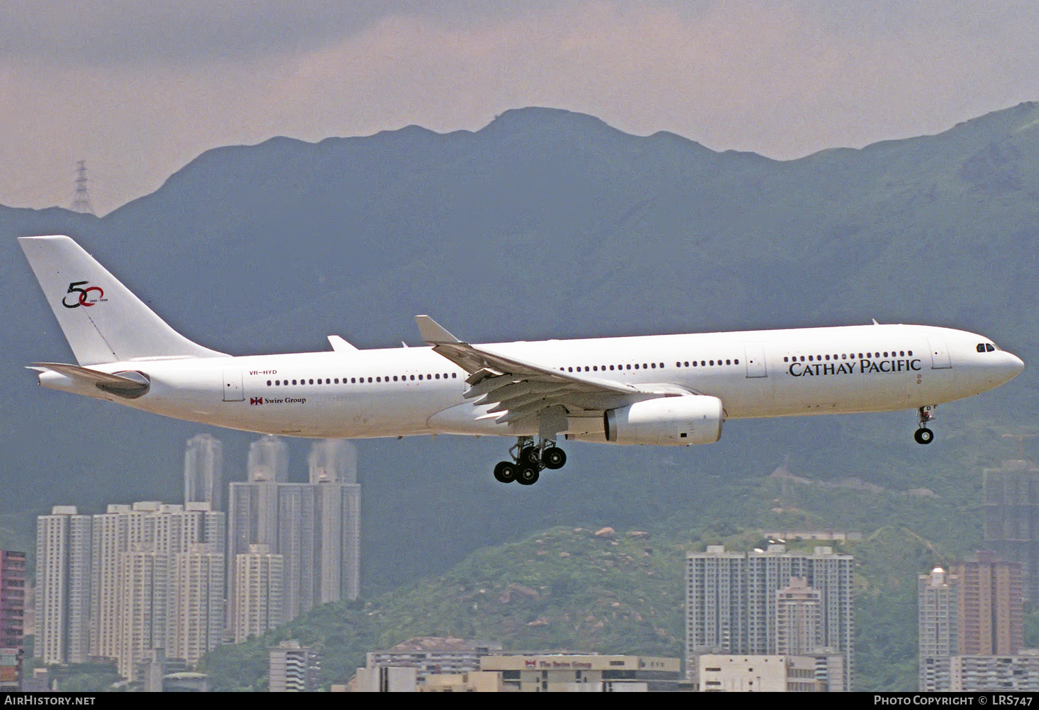 Aircraft Photo of VR-HYD | Airbus A330-342 | Cathay Pacific Airways | AirHistory.net #215009