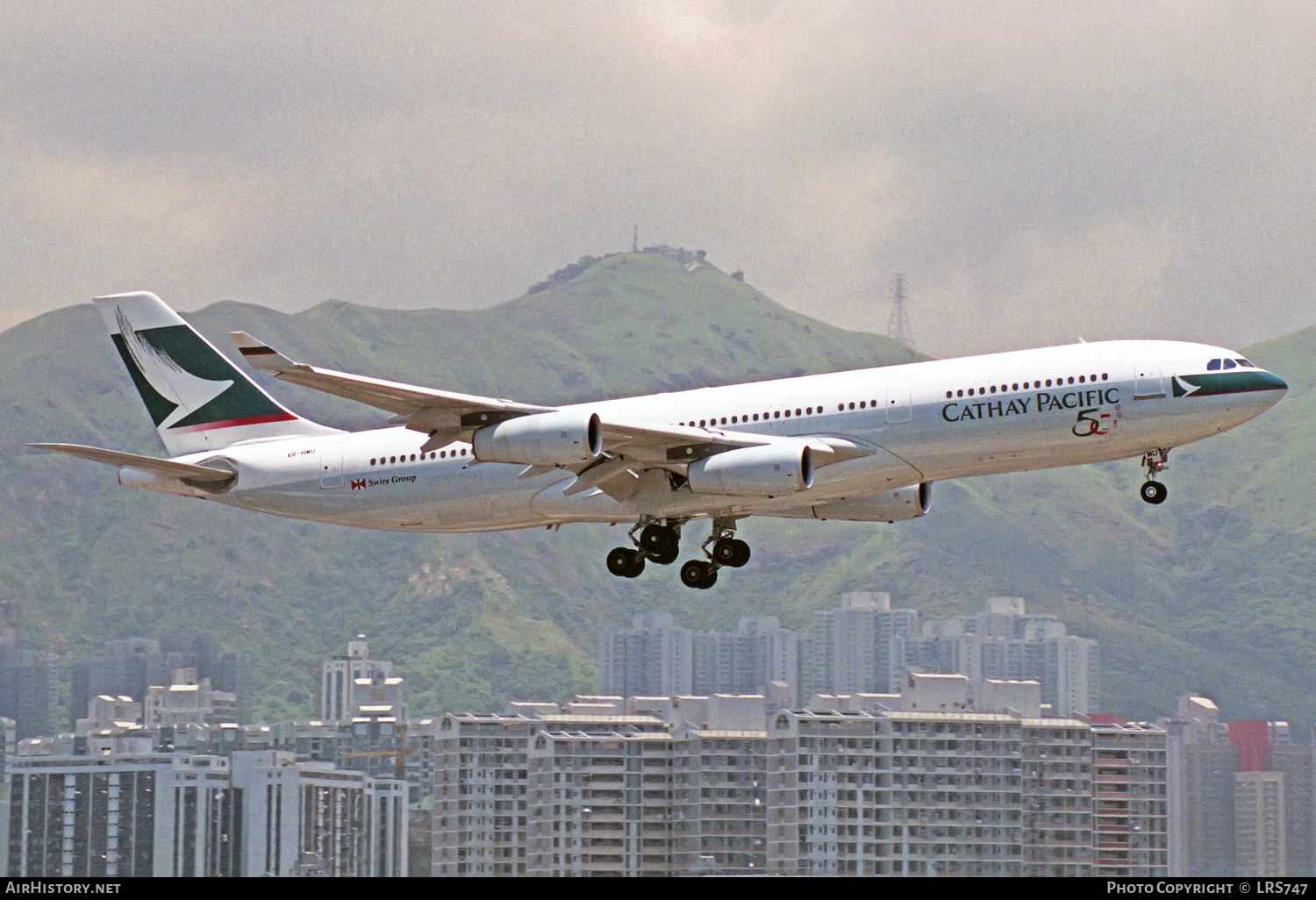 Aircraft Photo of VR-HMU | Airbus A340-211 | Cathay Pacific Airways | AirHistory.net #215016