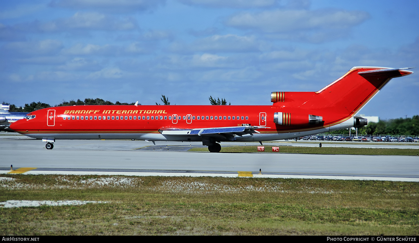 Aircraft Photo of N4750 | Boeing 727-235 | Braniff International Airlines | AirHistory.net #215025