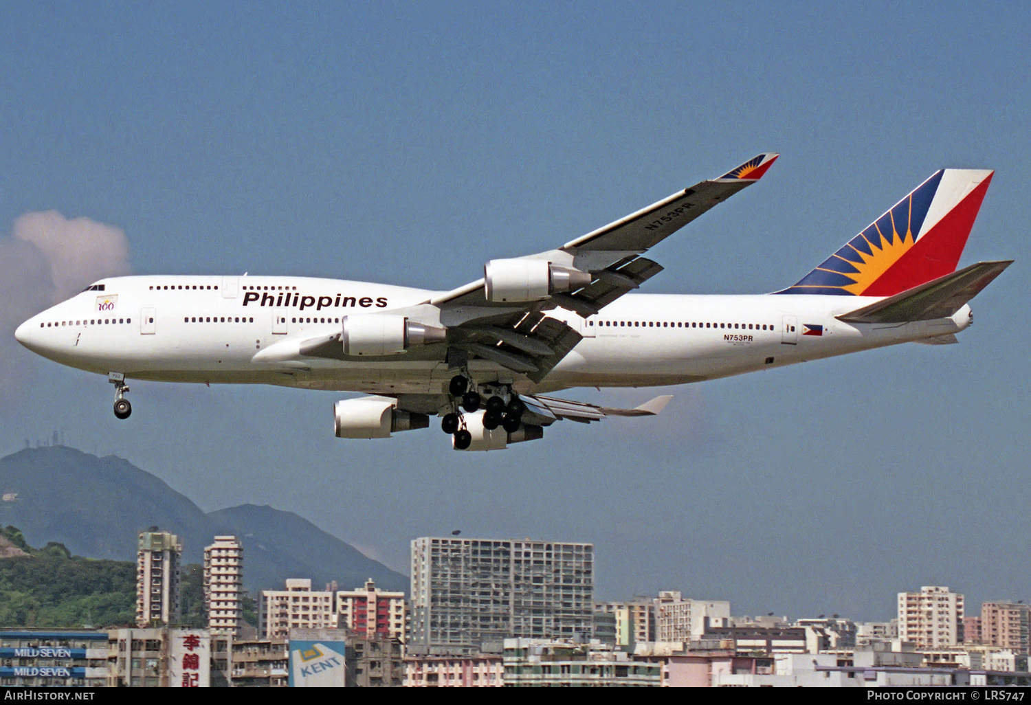 Aircraft Photo of N753PR | Boeing 747-4F6 | Philippine Airlines | AirHistory.net #215050