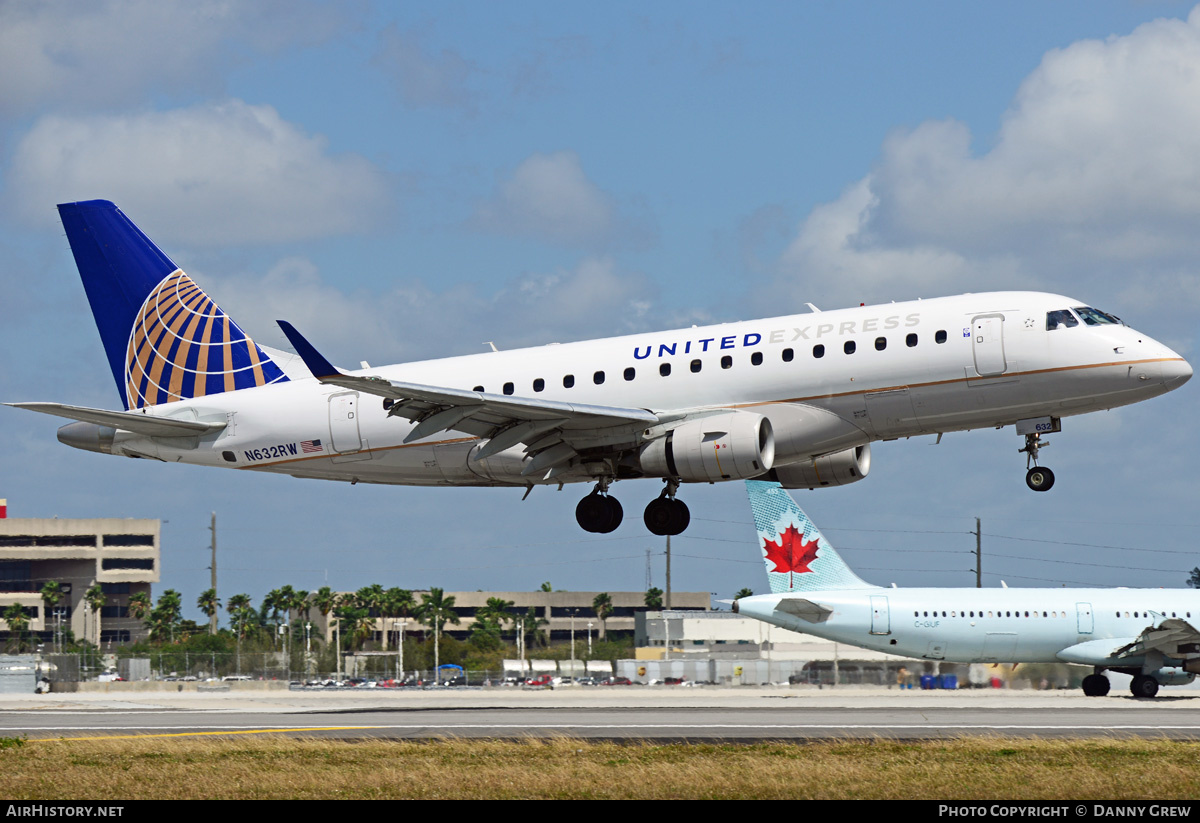 Aircraft Photo of N632RW | Embraer 170SE (ERJ-170-100SE) | United Express | AirHistory.net #215053