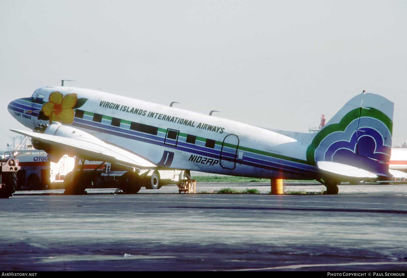 Aircraft Photo of N102AP | Douglas DC-3-201D | Virgin Islands International Airways | AirHistory.net #215054